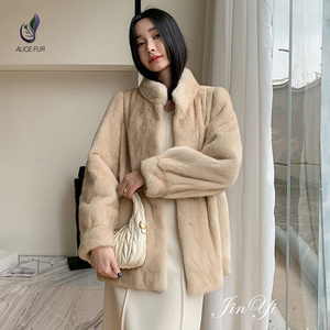 <span class=keywords><strong>Manteau</strong></span> de <span class=keywords><strong>fourrure</strong></span> de <span class=keywords><strong>vison</strong></span> de haute qualité pour femmes mode d'hiver veste de <span class=keywords><strong>fourrure</strong></span> de <span class=keywords><strong>vison</strong></span> épaisse et chaude personnalisée à vendre - Product Image 1