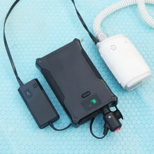 대용량 36000mAh 133Wh 리튬 배터리 휴대용 전원 공급 장치 디스플레이 resmed Airsense 11 CPAP 배터리 백업 충전기