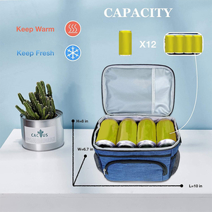 Bolsa Térmica Premium <span class=keywords><strong>de</strong></span> Gran Capacidad con Cierre SBS y Organizador, Regalo Personalizable para Oficina y Actividades al Aire Libre - Product Image 4