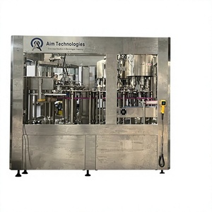 Usine d'eau minérale entièrement automatique en acier inoxydable 120 BPM triphasée avec moteur à noyau Emballage en plastique PET pour boissons - Product Image 5