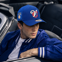 Gorra de 5 Paneles con Visera Curva Estructurada, Logotipo Bordado en 3D, 100% Algodón, para Golf y Béisbol