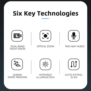 Ngoài trời thông minh <span class=keywords><strong>IP</strong></span> an ninh mạng Máy ảnh 30x zoom 2MP 5MP 8MP HD PoE kép nguồn ánh sáng tự động theo dõi an toàn con người - Product Image 4