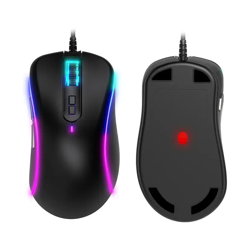 High quality logitech wired 8 key program gaming mouse game 7200 dpi rgb gaming pro mouse for computer gaming