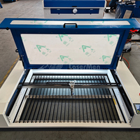 Machine de découpe et gravure laser CO2 de type séparé 1000x600mm, refroidie par eau, CNC, pour le bois, installation facile, conception pour atelier à porte étroite