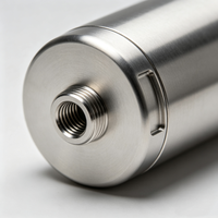 Réservoirs d'air en acier inoxydable 316 sur mesure de haute qualité, usinés CNC, pour suspension pneumatique