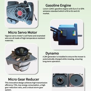 Robot Tagliaerba Vigorun ad Alta Efficienza di Trasmissione 73%, con Telecomando e Motore Servo <span class=keywords><strong>per</strong></span> Fattorie Eoliche - Product Image 3