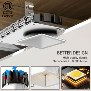 Plafonnier encastré architectural commercial ETL UL étanche IC Rate 5CCT, éclairage encastré à intensité variable (<span class=keywords><strong>Dim</strong></span> to Warm) - Product Image 6