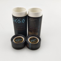 Tube de déodorant en papier kraft 100% écologique de 75 ml, sans déchet, à poussoir, pour parfum solide