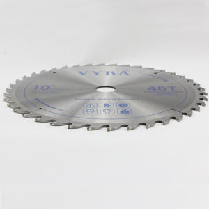 Disco de sierra circular para cortar madera de acero Mn 65 de 255x40T, soldado por láser, prensado en caliente, OEM - Product Image 4