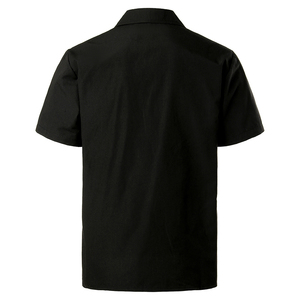 Chemise Guayabera à manches courtes en coton/fibre de bambou 300g, brodée de fleurs, taille plus, style traditionnel, 4 poches, chemise de plage - Product Image 4