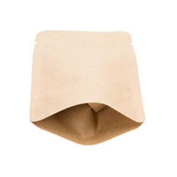 Sacs d'emballage pour café en kraft LDPE avec fermeture éclair, vente en gros, 500g