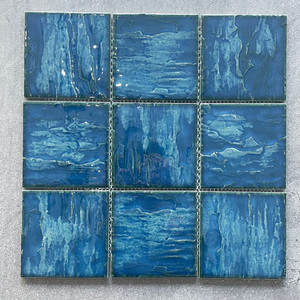 กระเบื้องโมเสคเซรามิกทรง<span class=keywords><strong>สี</strong></span>่เหลี่ยม<span class=keywords><strong>สี</strong></span><span class=keywords><strong>ฟ้า</strong></span>ผสม<span class=keywords><strong>สี</strong></span>เขียวดีไซน์ทันสมัยสำหรับบ้านวิลล่าโรงแรมห้องครัวห้องน้ำตกแต่งพื้นผนัง - Product Image 5