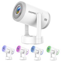 Proyector ODM OEM 1080p Android TV, Reproductor de Video y Películas Portátil, Reproductor Multimedia de Audio para el Hogar, Mini Proyector