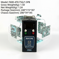 Variateur de fréquence modulaire triphasé REETIN KECEN F600 0,75 kW 220 V-440 V avec contrôle vectoriel pour applications de compresseurs et de moteurs