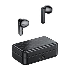 Nuove Cuffie Wireless TWS Auricolari <span class=keywords><strong>Bluetooth</strong></span> Stereo Sportivi Impermeabili con Musica HiFi e Custodia di Ricarica Solare - Product Image 1