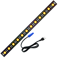 Luz de Escenario LED Profesional de 100W, Control por Voz, DMX512, Sin Parpadeo, 6000K Luz Diurna, Aleación de Aluminio, IP20, Voltaje Universal