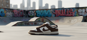 รองเท้าสเก็ตบอร์ด Dunk Low EMB รุ่นฉลองครบรอบ 75 ปี สำหรับทุกเพศ ทำจากหนังแท้ ปิดหัวรองเท้าด้วยเชือกผูก พื้นรองเท้าชั้นกลางทำจาก EVA พื้นรองเท้าด้านนอกทำจากยาง - Product Image 2