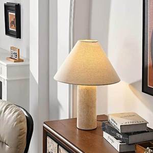 Lampe de bureau LED moderne et simple en marbre pour la décoration intérieure, élégante lampe de lecture de chevet, écologique, pour chambre à coucher, hôtel, restaurant - Product Image 1