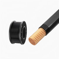 Câble Tongbao 14/12 AWG THHN, fil de cuivre toronné, 600V/12V, résistant à la chaleur et à l'huile, gaine PVC/Nylon, usage industriel, simple conducteur