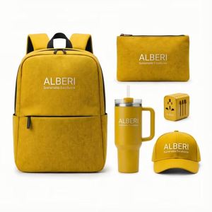 Ensemble Cadeau Souvenir Personnalisé avec Logo d'Entreprise, Design Best-seller, Bouteille en Acier Inoxydable, Sac à Dos en Cuir, Vente en Gros OEM ODM - Product Image 2