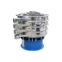 Máquina Industrial de Cribado Vibratorio Rotatorio, Tamiz Vibratorio de 1-5 Capas para Separación de Polvo, Gránulos y Líquidos