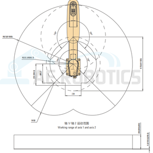 Nouveau robot industriel SCARA à 4 axes, charge utile de 7 kg, portée de 700 mm, robot collaboratif de haute précision pour la manutention des matériaux - Product Image 3