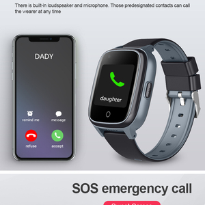 Montre GPS 4G étanche IPX7 pour personnes âgées, appels vidéo bidirectionnels, appels vocaux, montre téléphone GPS pour seniors avec suivi GPS, alerte de chute - Product Image 6