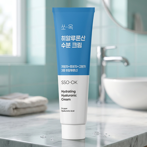 Crème hydratante à l'acide hyaluronique pour le visage, les mains et le corps 20ml / 0.84 fl oz texture soyeuse ingrédients naturels crème visage et corps éclatante - Product Image 3