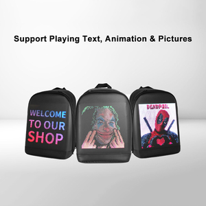 Led Backpack <b>Screen</b> Supplier Wholesale Luminous Promotion Riding Mobile Advertising Backpack Hard Shell Hd <b>Screen</b> Led Schoolbag - Product Image 5