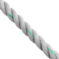Corde en polypropylène PP à 3 brins haute résistance 8mm-32mm Corde de fixation pour la construction