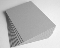 Cartón Gris de 1 mm, 1,5 mm y 2 mm para Cubiertas de Libros, Carpetas, Cajas, Rompecabezas, Calendarios, Cartón Rígido Gris, Buena Rigidez, Cartón Reciclado