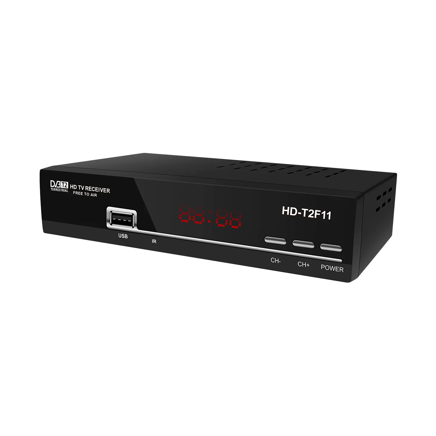 Set Top Box TV Digital Terestrial Bebas Ditiup MPEG4/H.264 Dekoder FHD 1080P Mendukung USB WiFi Dongle Fungsi untuk Afrika