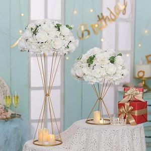 Centros <span class=keywords><strong>de</strong></span> Mesa Florales para Bodas, Soporte Geométrico <span class=keywords><strong>de</strong></span> Metal para Centros <span class=keywords><strong>de</strong></span> Mesa Florales para Eventos, Fiestas, Cumpleaños - Product Image 5