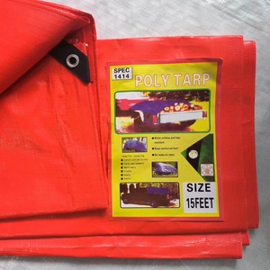 <span class=keywords><strong>Bâche</strong></span> en PE enduit orange Linyi 150g, double face, imperméable, résistante au vent, protection solaire, poids moyen, pour l'agriculture - Product Image 1