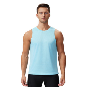 Chaleco Deportivo de Secado Rápido Marathon para Hombre, Camiseta sin Mangas de Malla Elástica para Correr, Fitness, Baloncesto, Gimnasio - Product Image 1