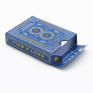 Cartes de poker personnalisées à thème sportif avec impression dorée et gaufrage, avec boîte de rangement, pour promotion ou cadeau - Product Image 2