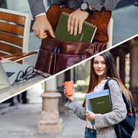 Cuaderno Espiral Personalizado con Tapa Blanda de Gamuza, Cuaderno de Notas con Rayas para la Universidad, Diario, Agenda para Escribir, Escuela, Oficina