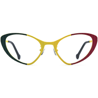 Gafas Borregls con Montura de Titanio Colorida para Hombre, Diseño de Ojo de Gato, Marca Nueva 2025, Gafas Ópticas de Alta Calidad para Mujer, Modelo 85850