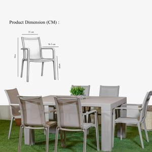 Luxury Stackable <b>Plastic</b> <b>Dining</b> <b>Chairs</b> with Backrest for Hotel Restaurant Event Banquet Wholesale Commercial Grade Seating - Product Image 2