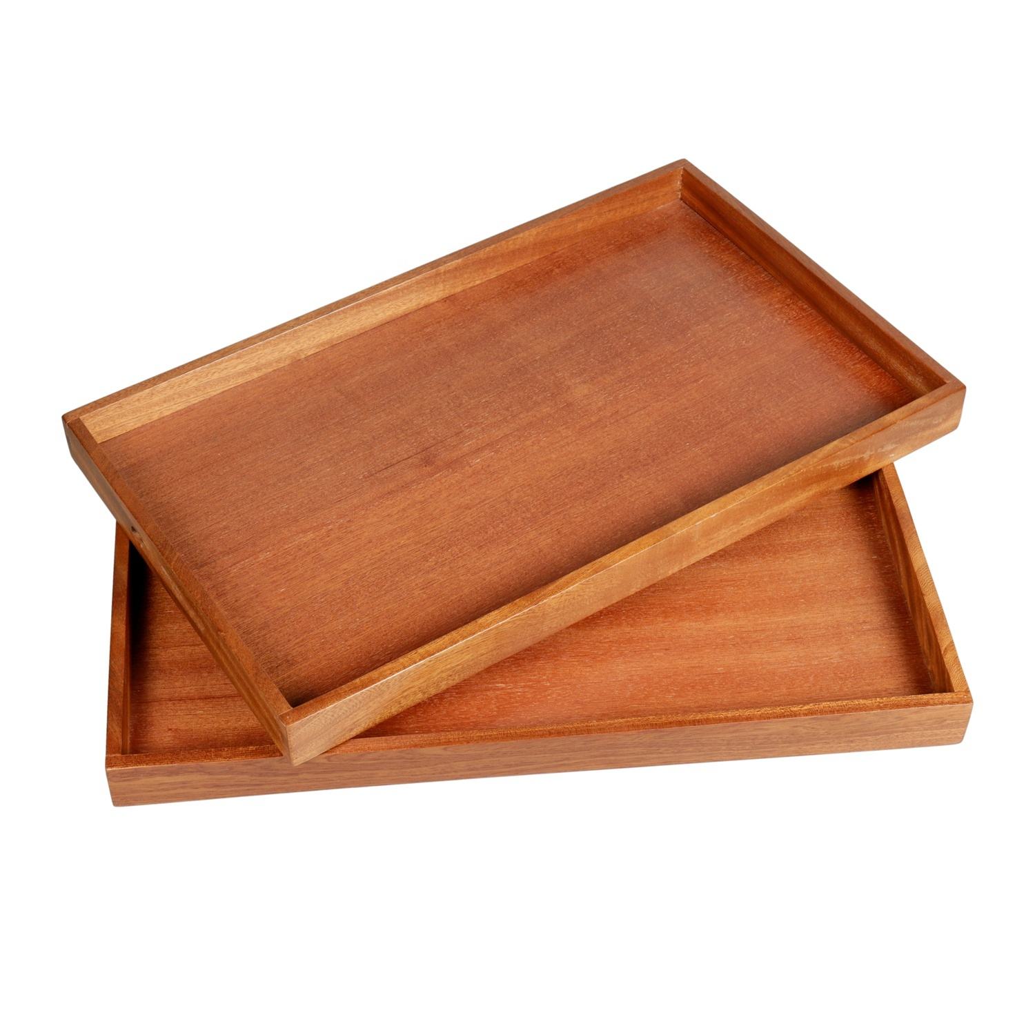 Изысканный Роскошный деревянный поднос для ювелирных изделий премиум класса, 4 шт.