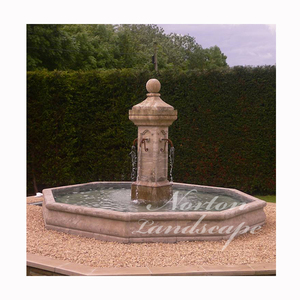 Décoration de jardin extérieur Grande <span class=keywords><strong>fontaine</strong></span> d'eau antique en pierre calcaire sculptée style français en granit et marbre <span class=keywords><strong>à</strong></span> <span class=keywords><strong>vendre</strong></span> - Product Image 4