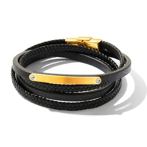 El más nuevo para mujer para hombre pulsera de cuero energía positiva cuántica pulsera - Product Image 3