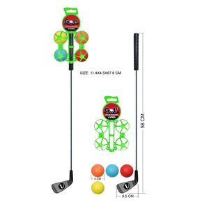 Ensemble de golf pour enfants 5 pièces avec poignée de balle, 4 balles et <span class=keywords><strong>club</strong></span> en acier inoxydable pour la pratique du putting en intérieur et en extérieur et l'entraînement sportif - Product Image 5