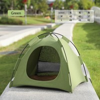 Kleines Modernes Tragbares Wasserdichtes Polyester Dreieckiges Outdoor Haustier-Zeltbett für Katzen Ganzjährig Nutzbar Camping Wohnzimmer