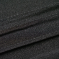 Tissu spandex personnalisé extensible dans les 4 sens Tela Nylon spandex brillant imperméable pour maillot de bain tissu noir