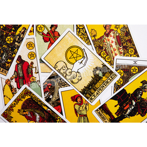 定制印刷批发甲板7x 12厘米78卡原装塔罗牌带指南 - Product Image 6