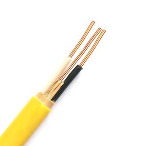 Nmd Nmb 12/<span class=keywords><strong>2</strong></span> 6/3 14/<span class=keywords><strong>2</strong></span> Kabel Met Grond Gestrande Koperen Geleider Pvc Isolatie 12awg 14awg 16awg 8awg 6awg Platte Kabel - Product Image 2