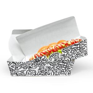 Boîte à sandwich de qualité supérieure, emballage alimentaire en kraft pour la livraison à emporter et la restauration rapide, disponible à la vente - Product Image 5