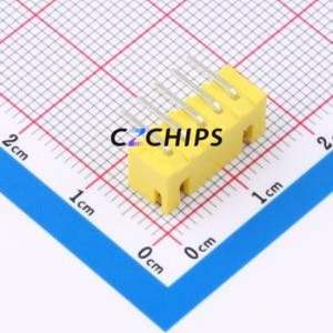 W2542100-5PY2123 Wire-to-Board Pin Header Bent Lead Through Hole,P=2.5mm Connector 1x5P 2.5mm Right Angle Insert XH - Product Image 2