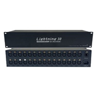 Contrôleur DJ 20 ports Artnet DMX avec 512 canaux, câble Cat5 et connecteurs Neutrik XLR pour éclairage de scène